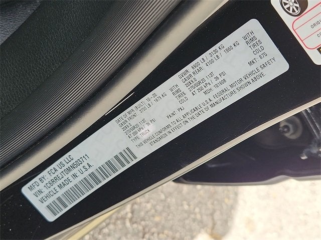 2021 RAM 1500 Laramie Crew Cab 4x2 5'7" Box