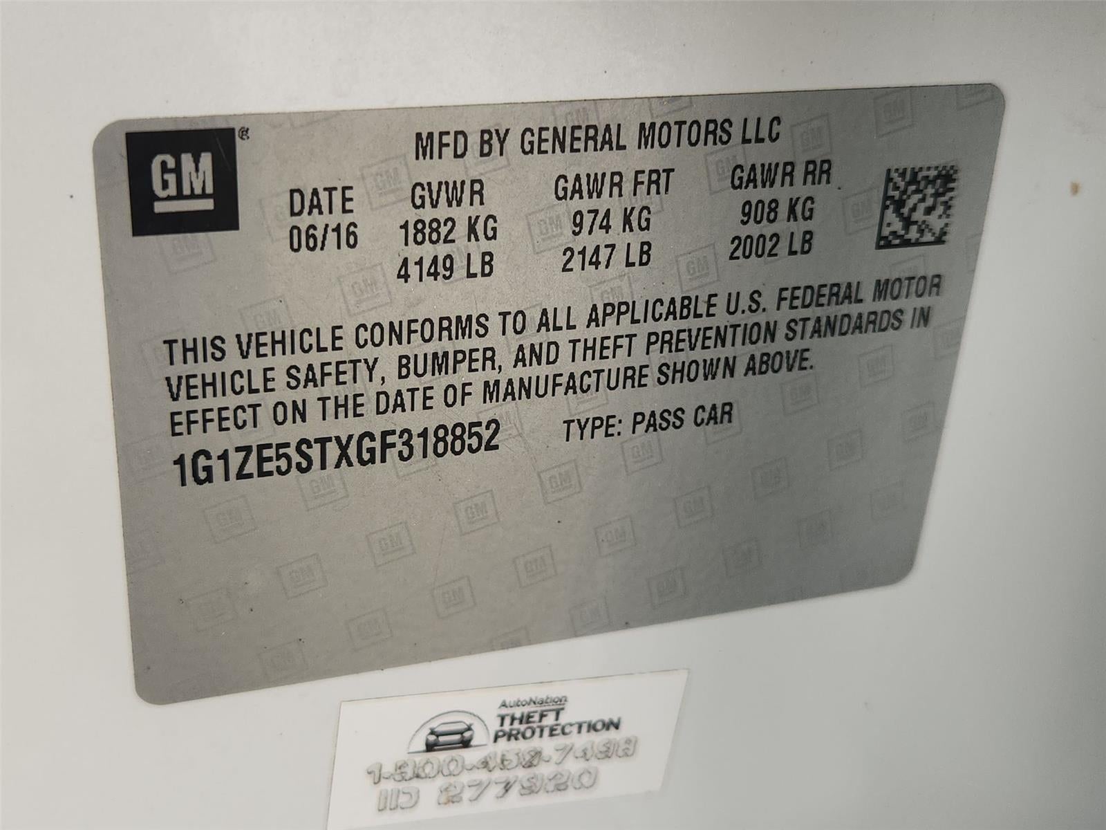 2016 Chevrolet Malibu LT