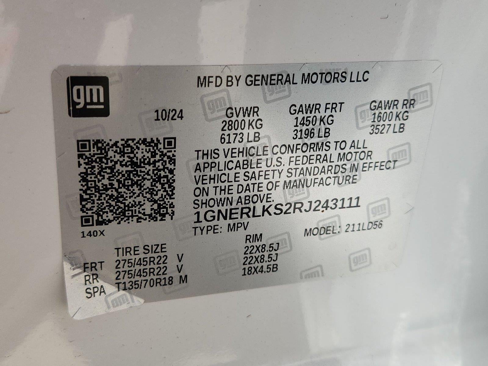 2024 Chevrolet Traverse FWD RS