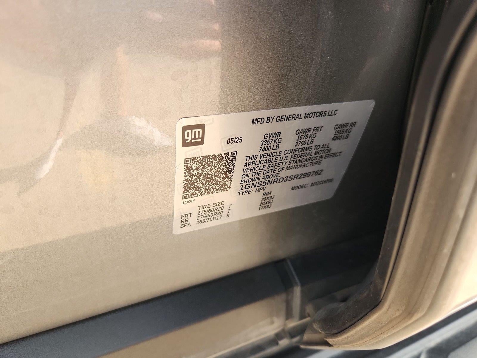 2025 Chevrolet Tahoe LT