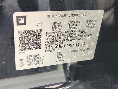 2019 Chevrolet Tahoe LT