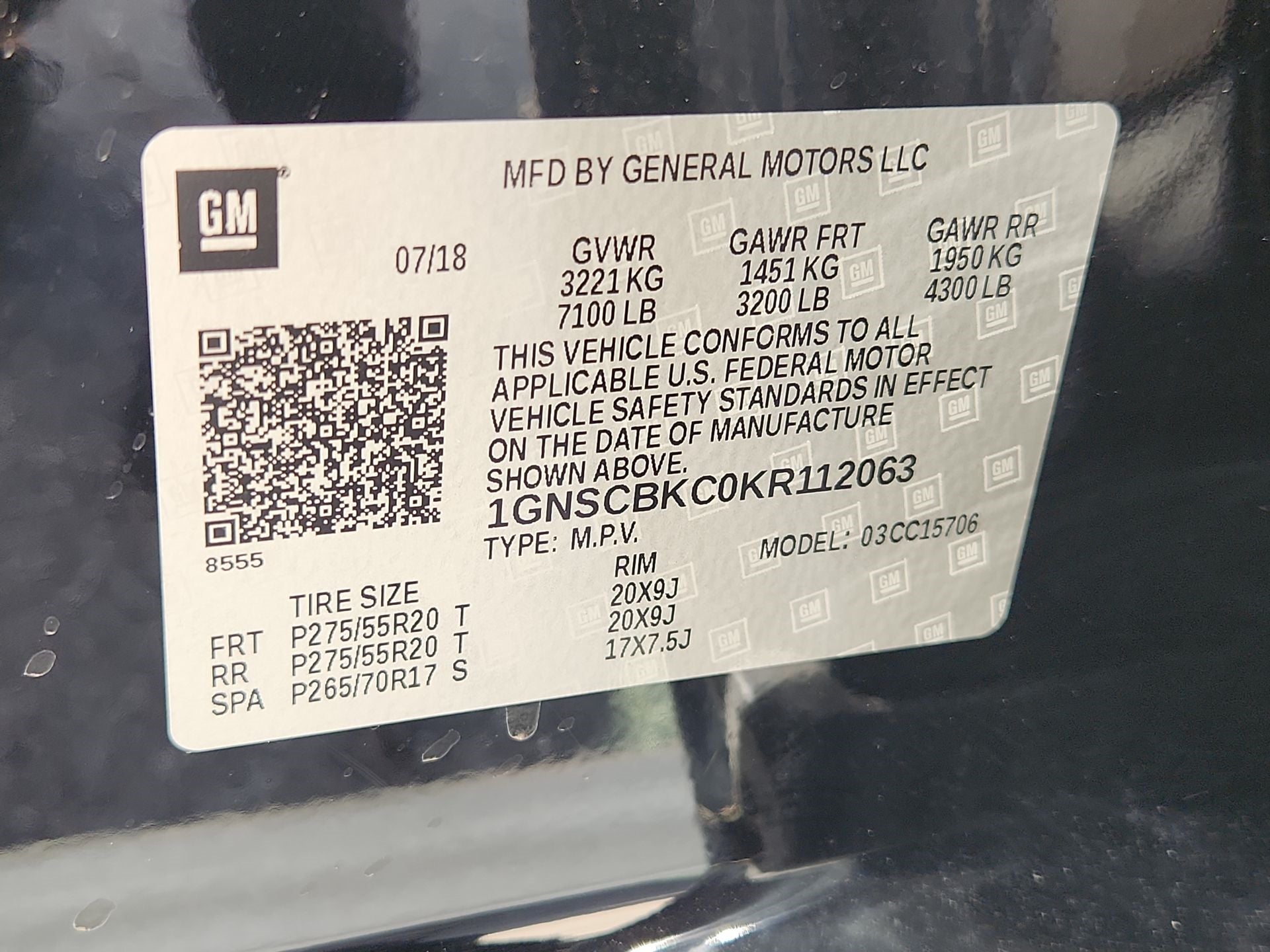 2019 Chevrolet Tahoe LT