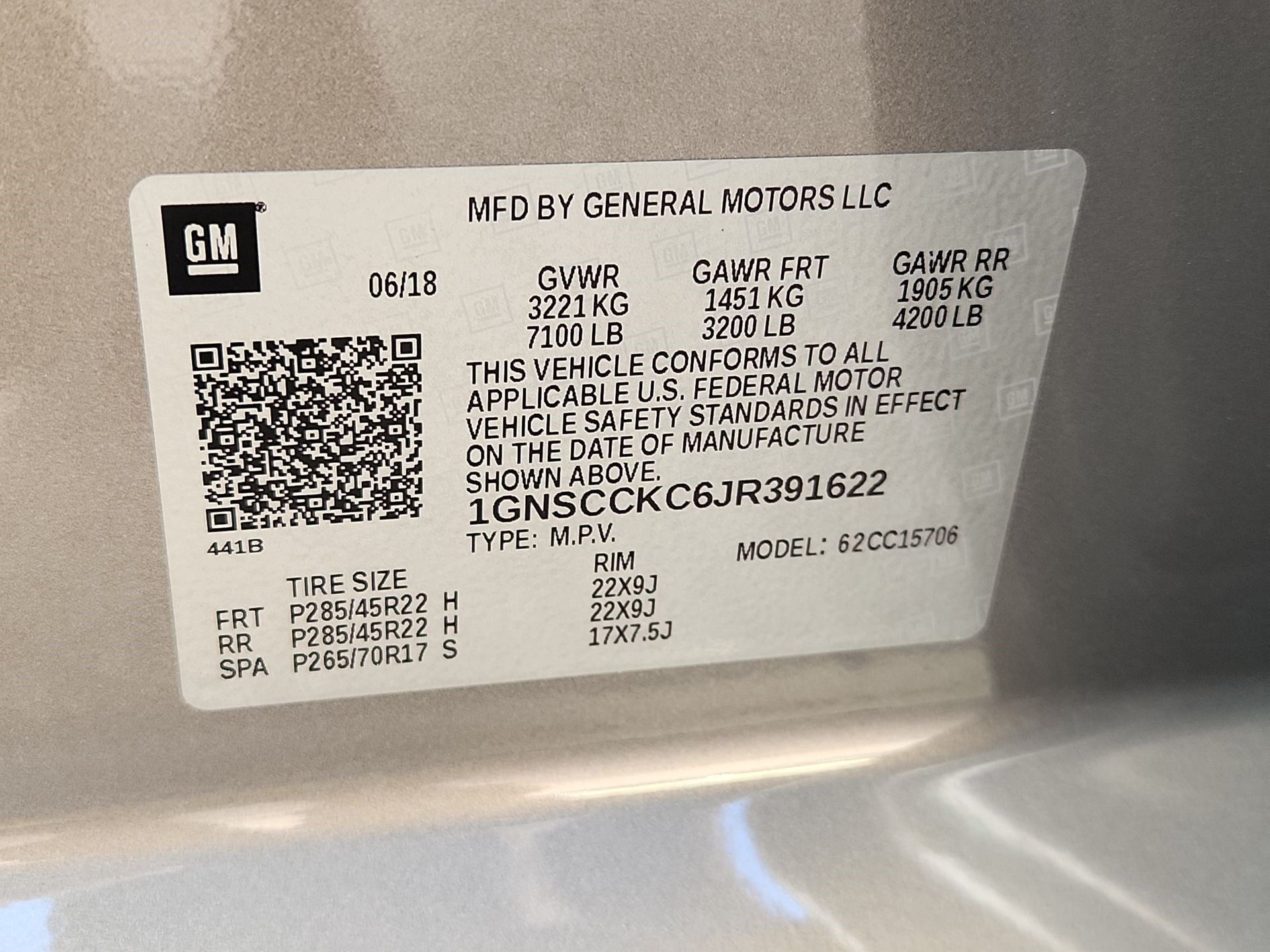 2018 Chevrolet Tahoe Premier