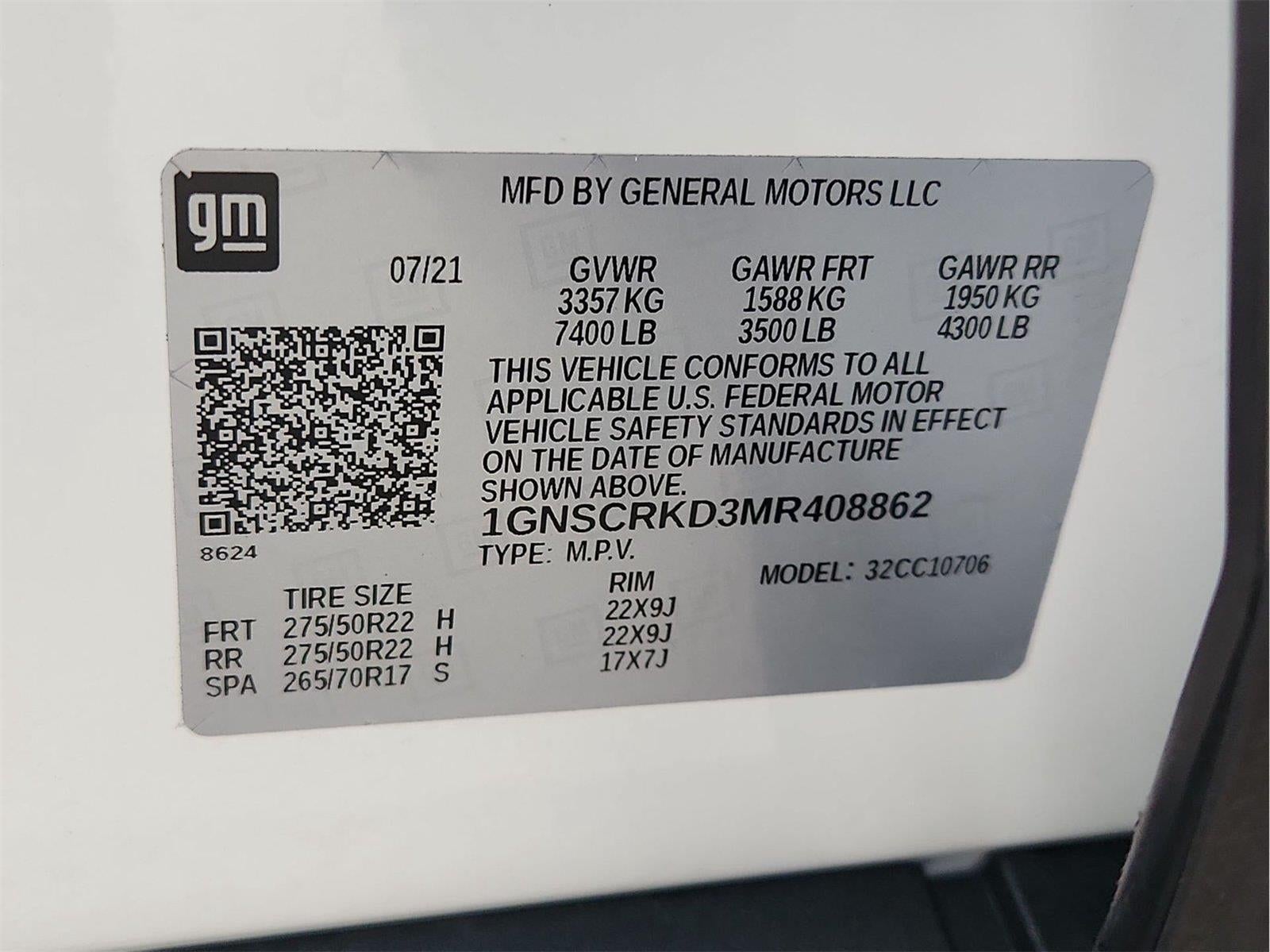 2021 Chevrolet Tahoe RST