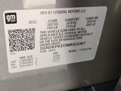 2021 Chevrolet Tahoe Z71