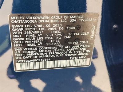 2023 Volkswagen Atlas Cross Sport 3.6L V6 SEL Premium R-Line