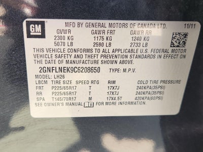 2012 Chevrolet Equinox LT w/2LT