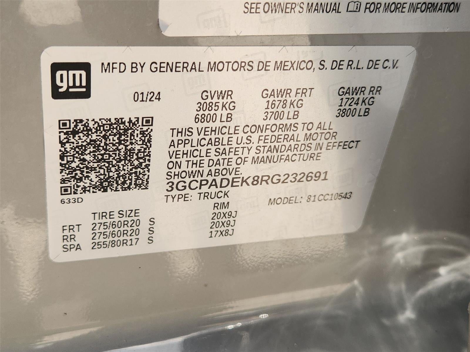 2024 Chevrolet Silverado 1500 RST