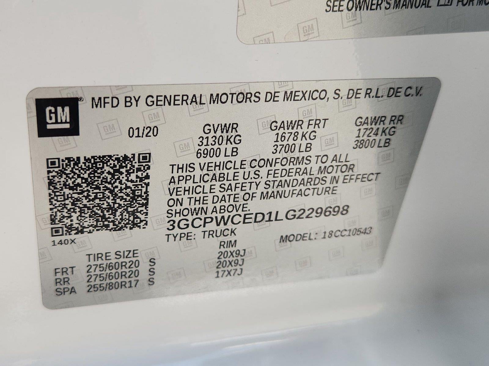 2020 Chevrolet Silverado 1500 LT