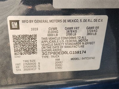 2020 GMC Sierra 1500 SLT