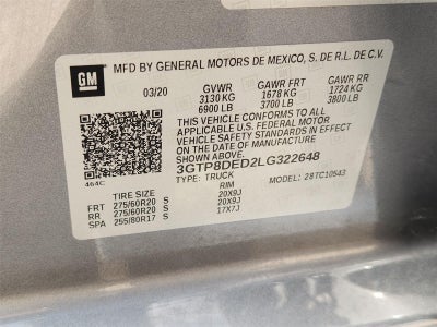 2020 GMC Sierra 1500 SLT