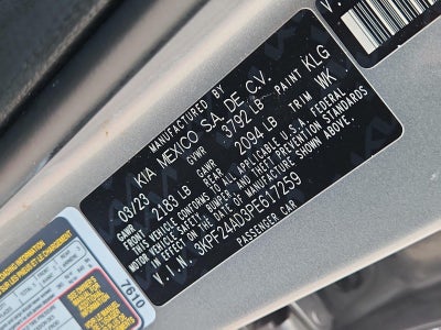 2023 Kia Forte LXS