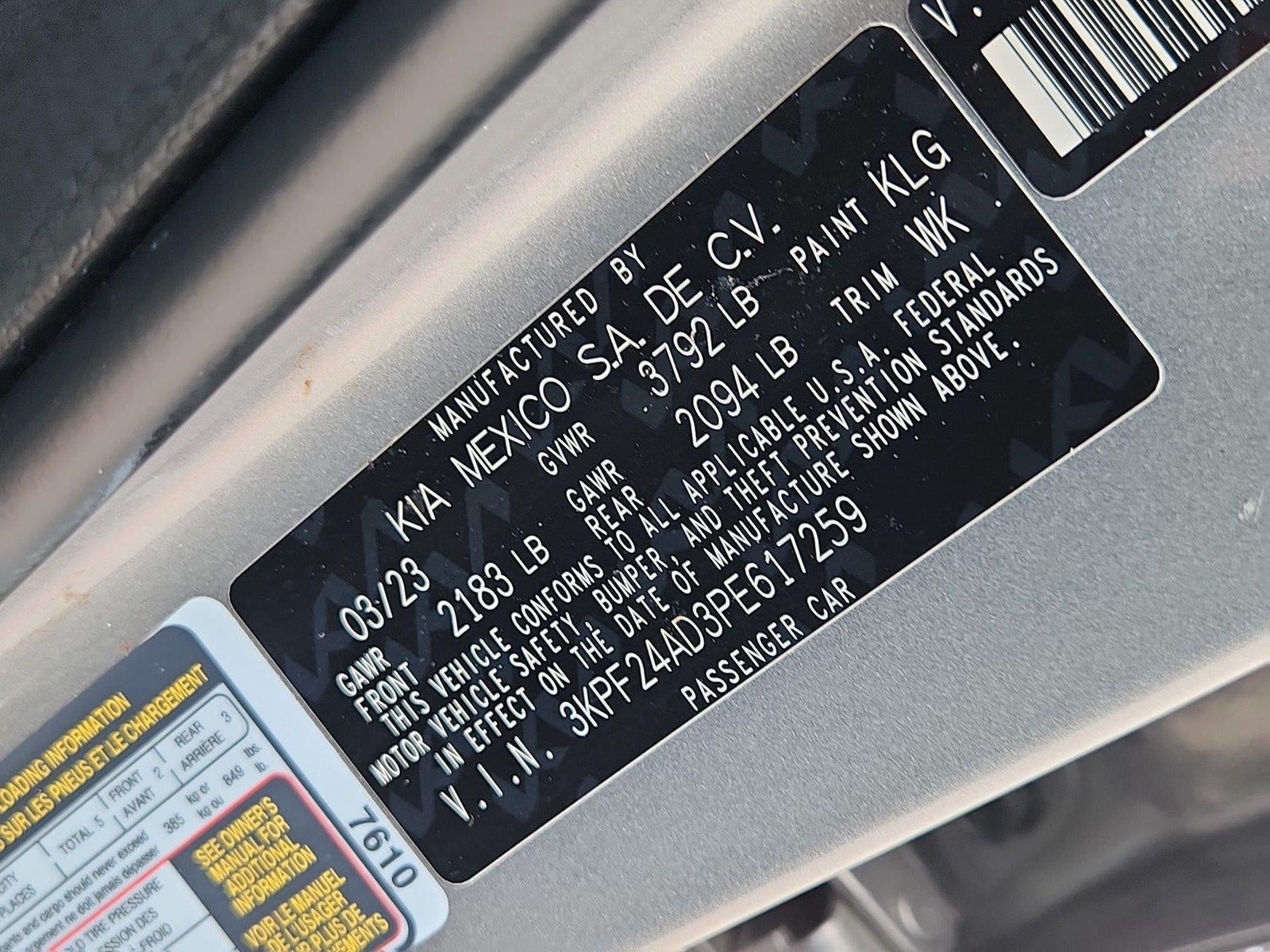2023 Kia Forte LXS