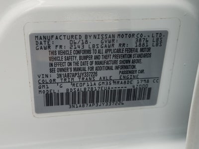2018 Nissan Sentra S