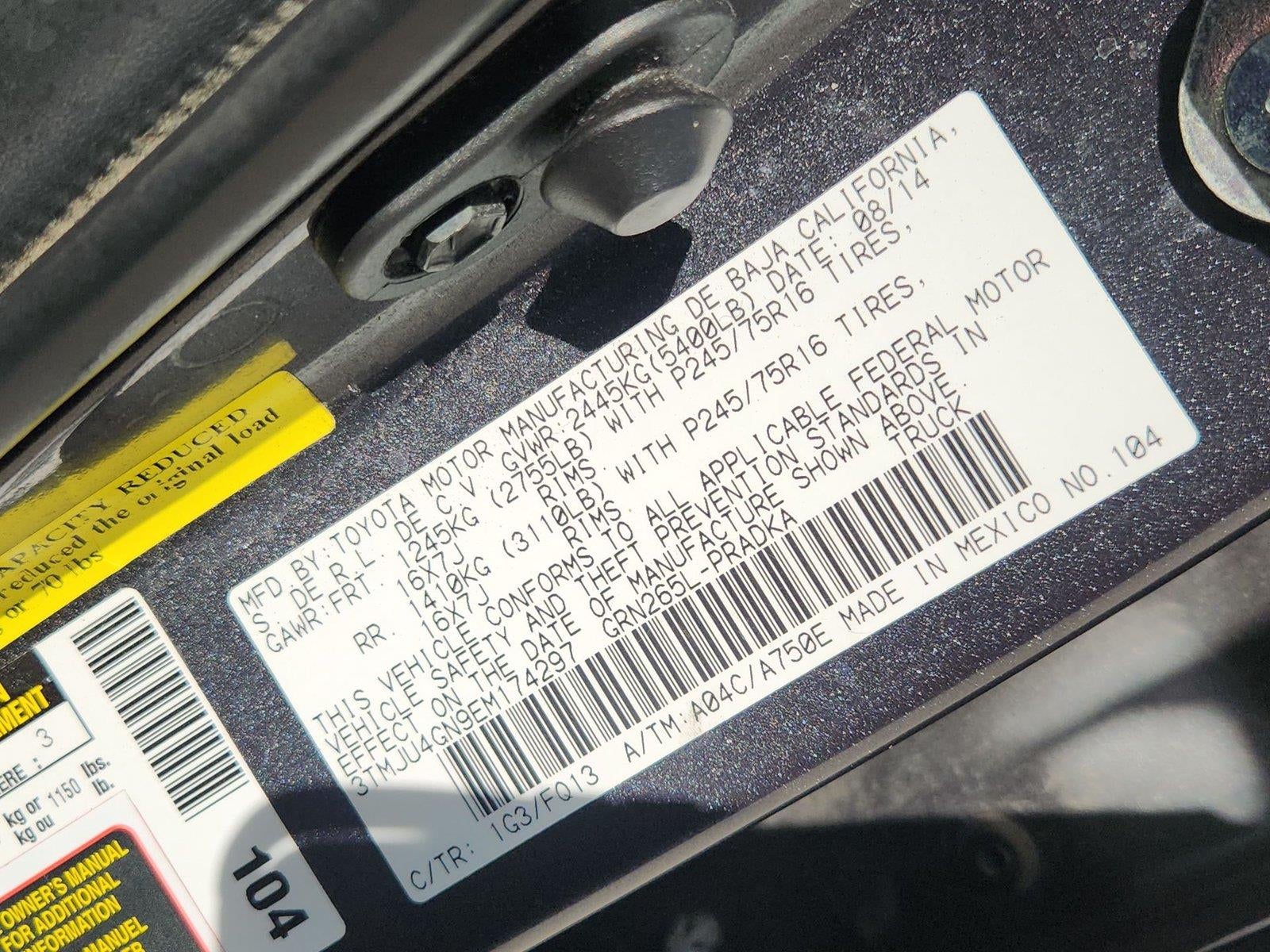 2014 Toyota Tacoma PreRunner V6