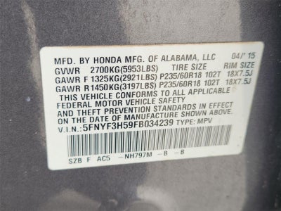 2015 Honda Pilot EX-L
