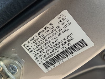 2012 Acura RDX Tech Pkg