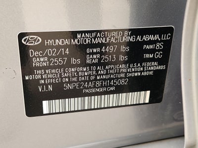 2015 Hyundai Sonata SE