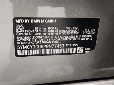 2023 BMW X6 M Sports Activity Coupe