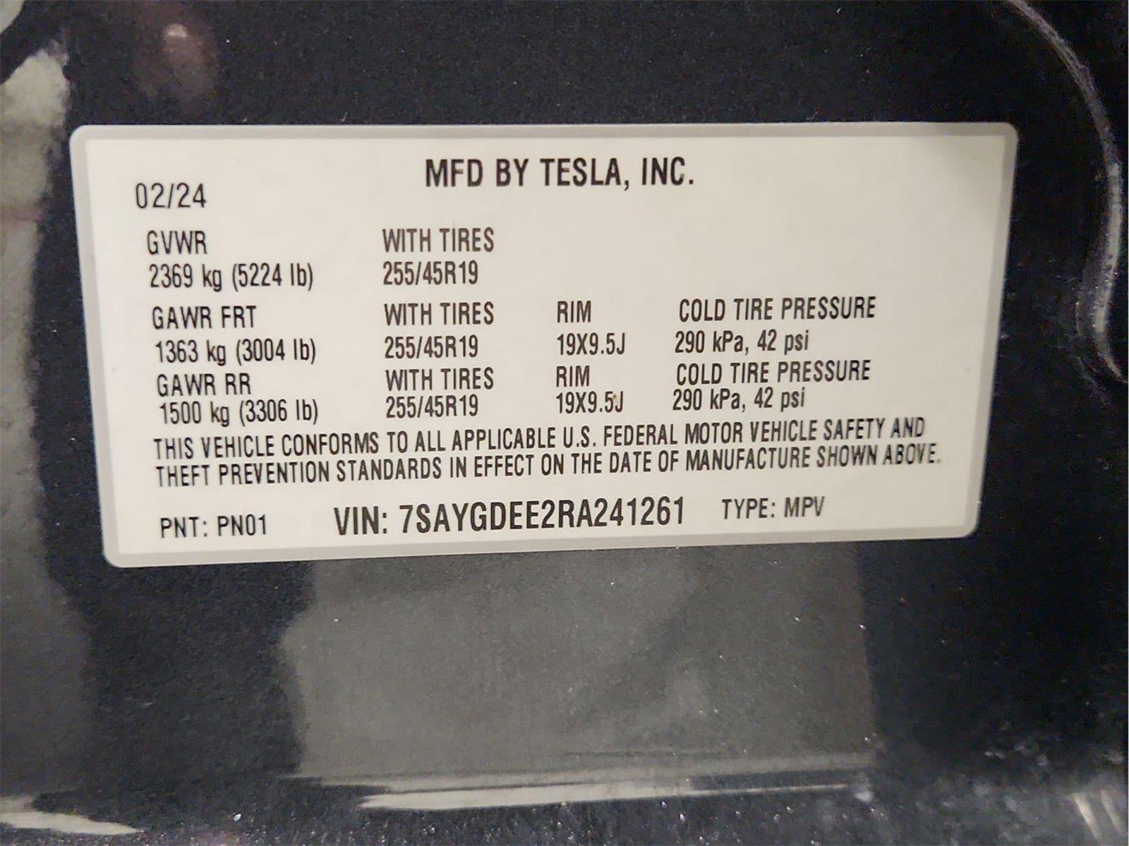 2024 Tesla MODELY Long Range