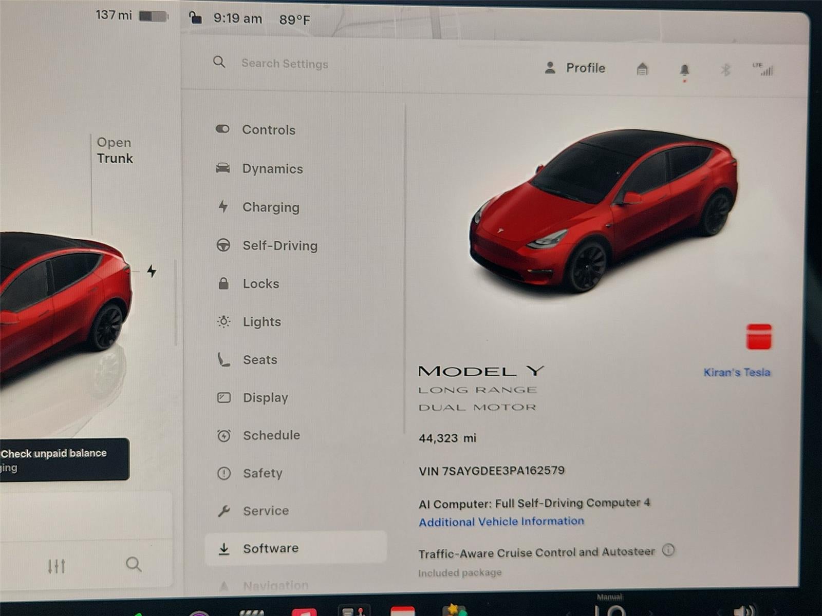 2023 Tesla MODELY Base