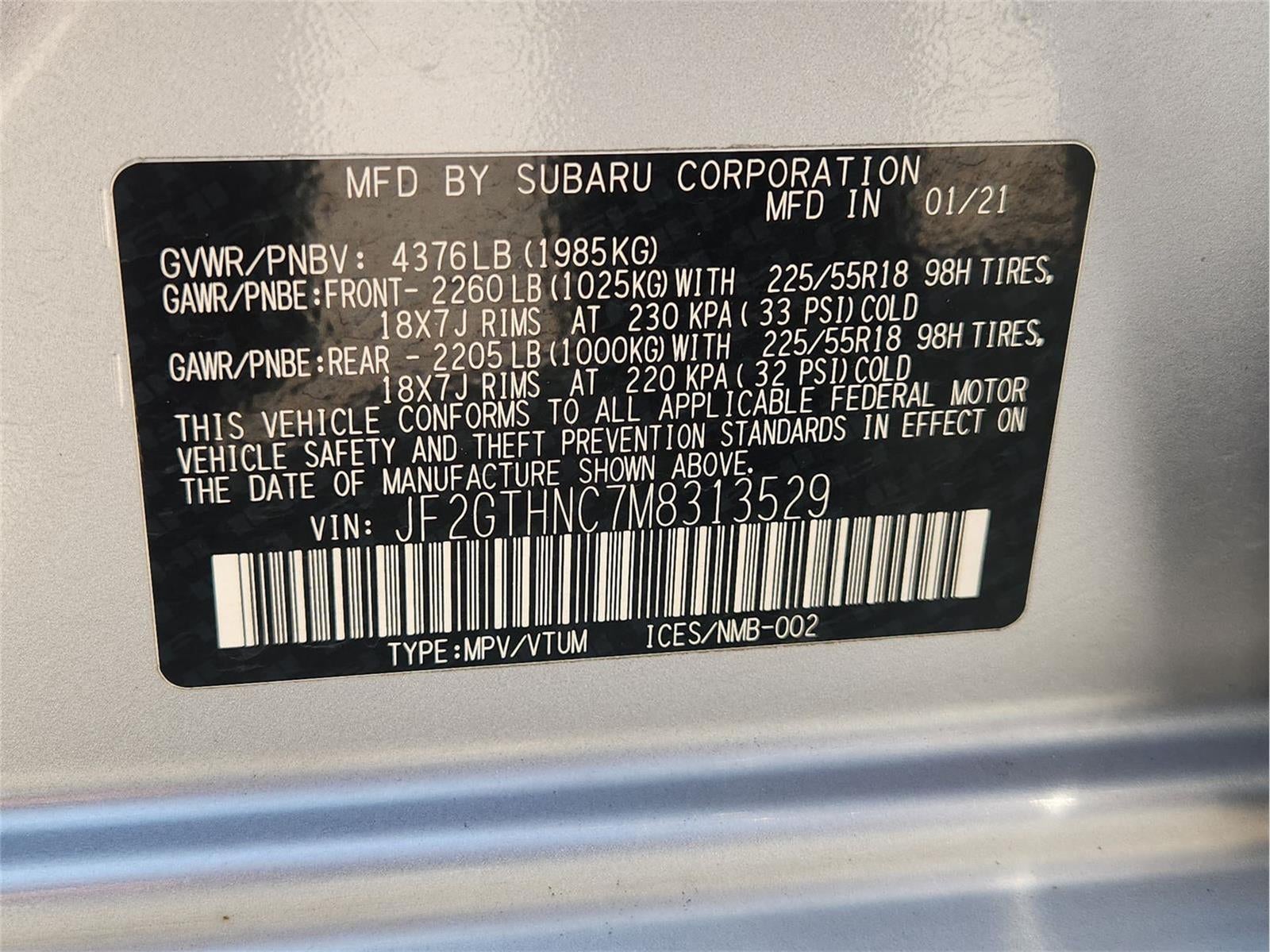 2021 Subaru Crosstrek Limited