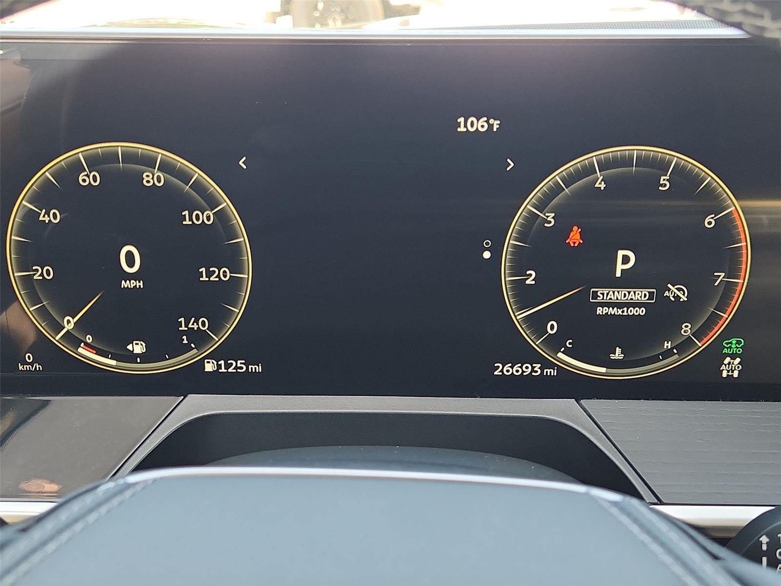 2025 INFINITI QX80 SENSORY