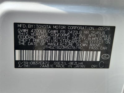 2024 Lexus IS IS 350 F SPORT