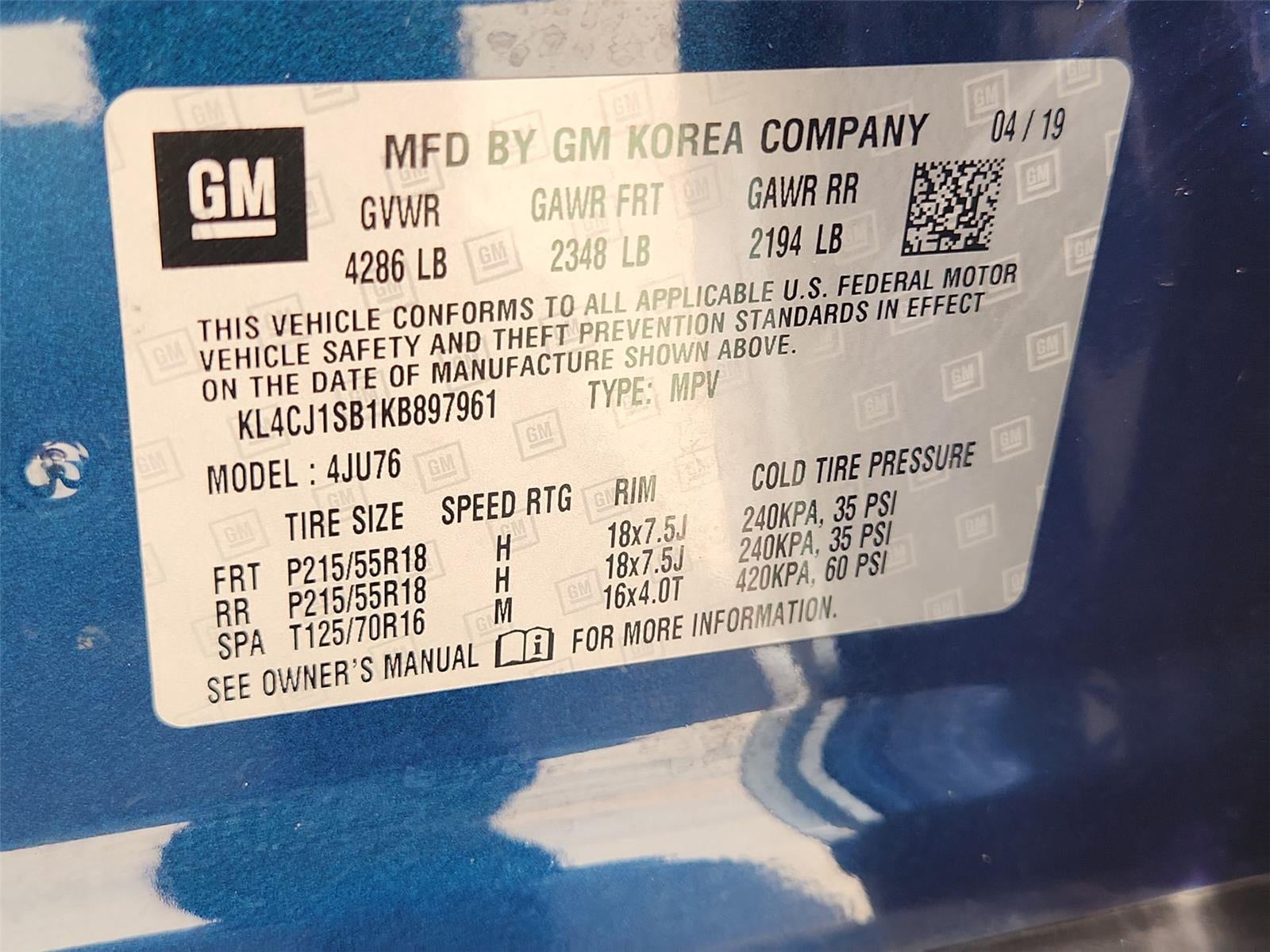 2019 Buick Encore Sport Touring