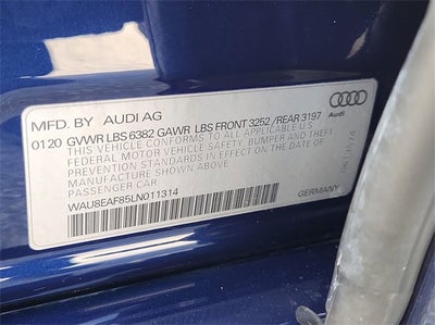 2020 Audi A8 L 60 TFSI quattro Tiptronic