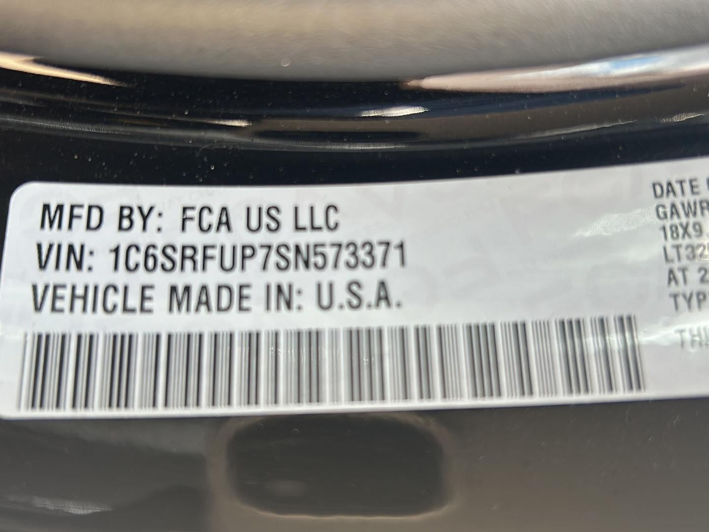 2025 RAM 1500 RHO