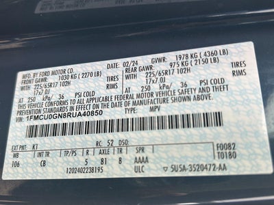 2024 Ford Escape Active