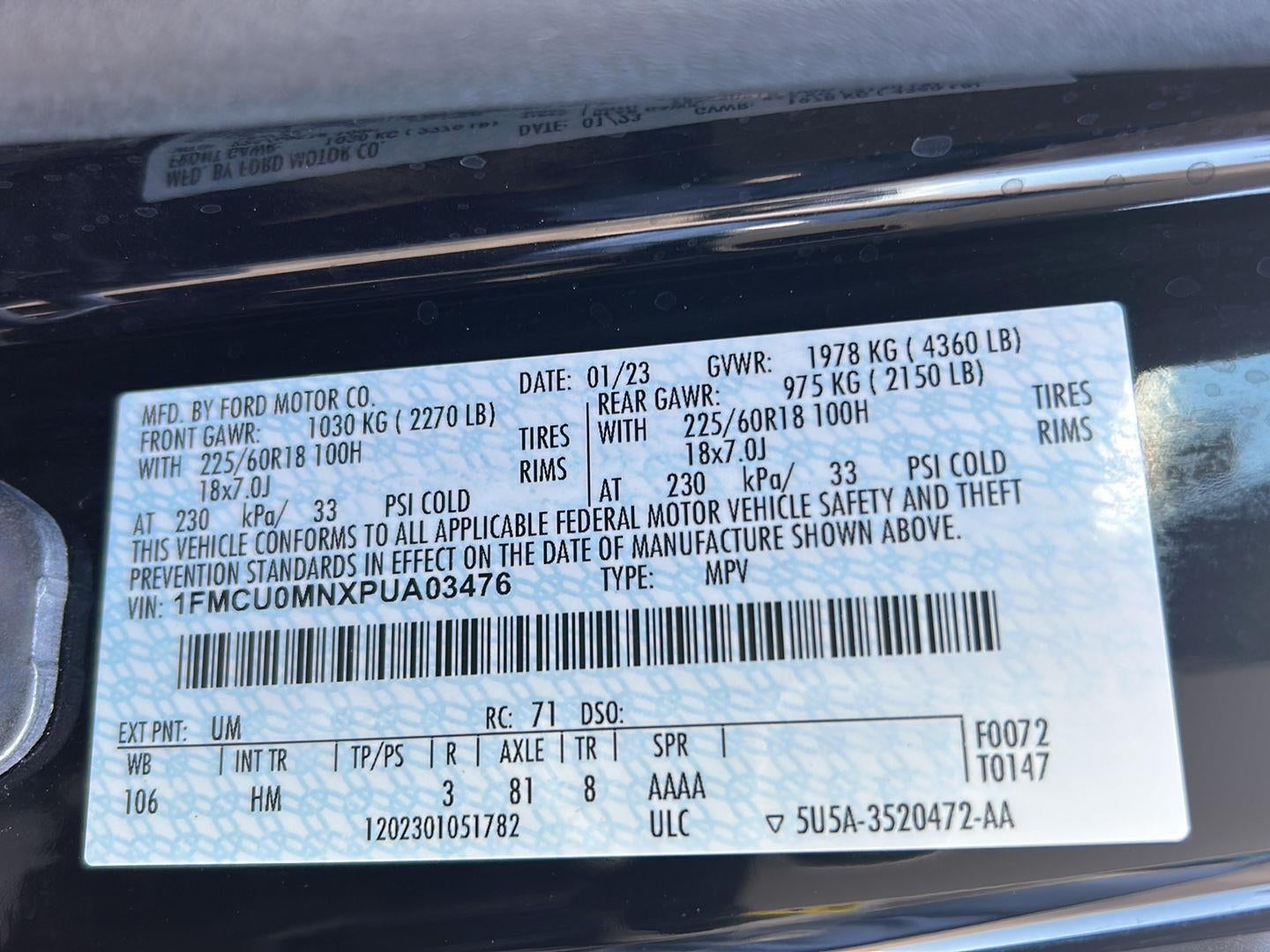 2023 Ford Escape ST-Line