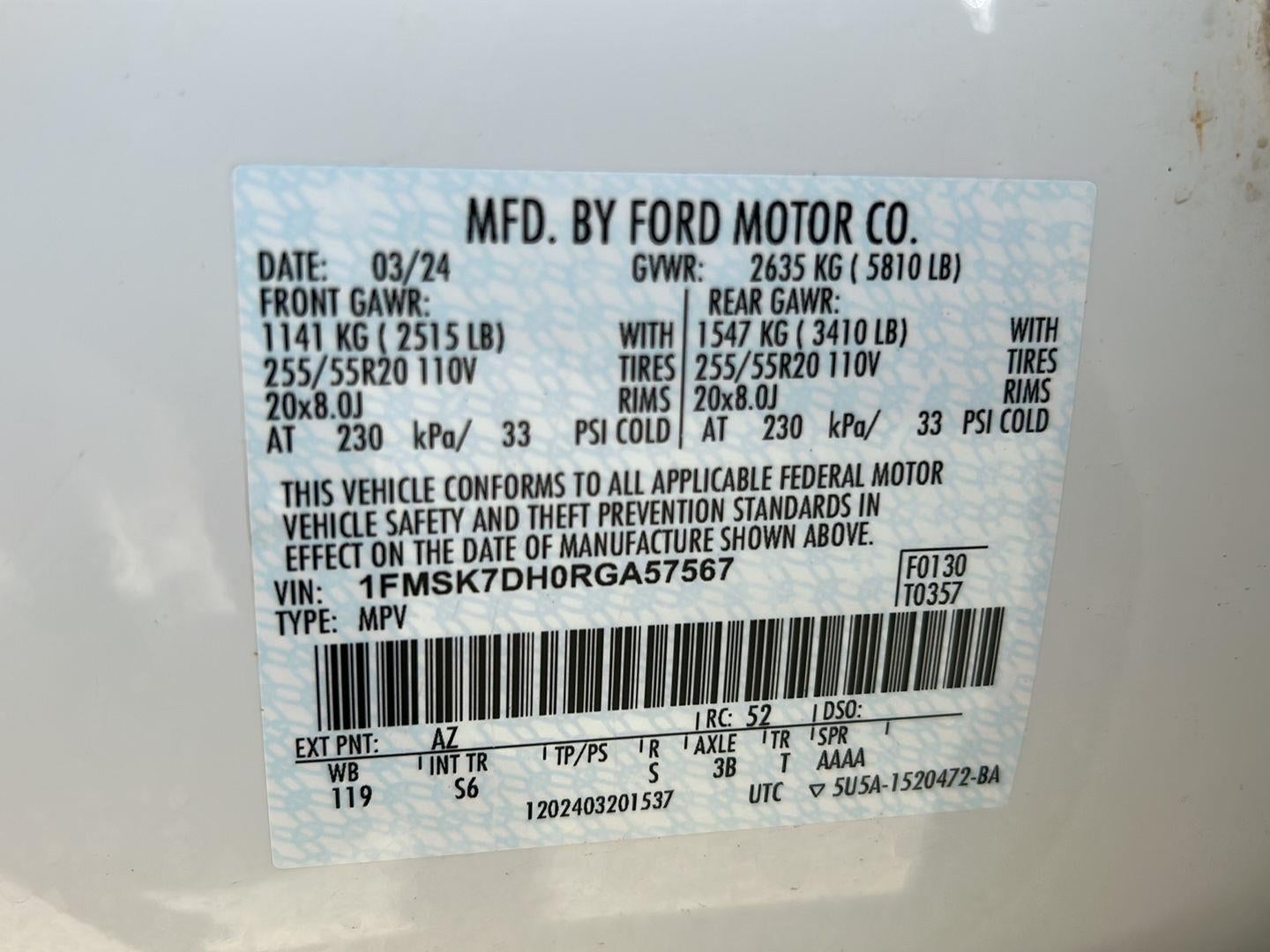 2024 Ford Explorer XLT