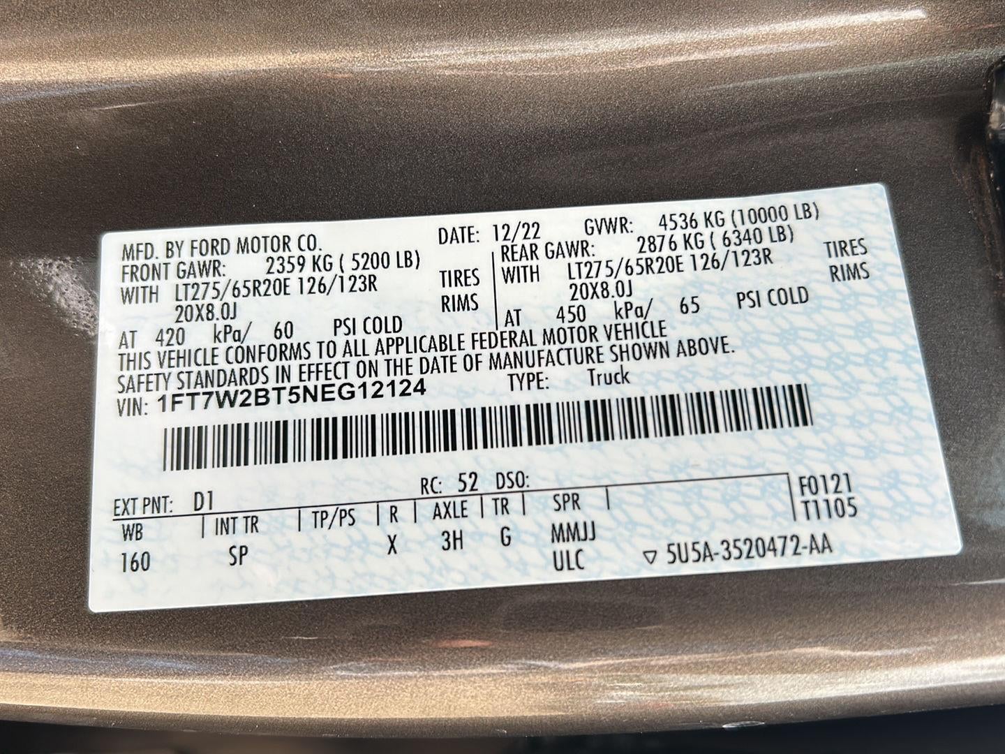 2022 Ford Super Duty F-250 King Ranch