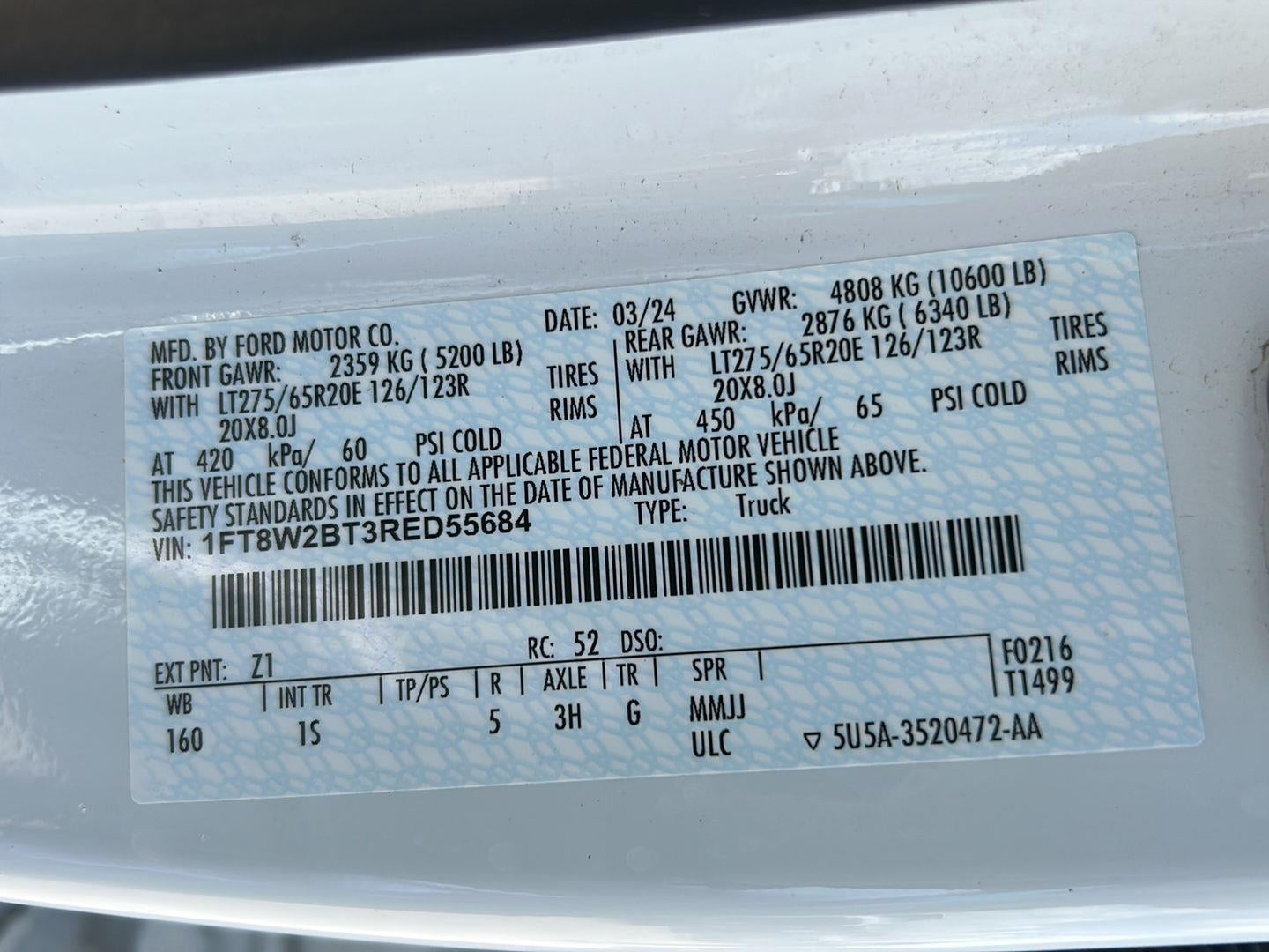 2024 Ford Super Duty F-250 SRW XL
