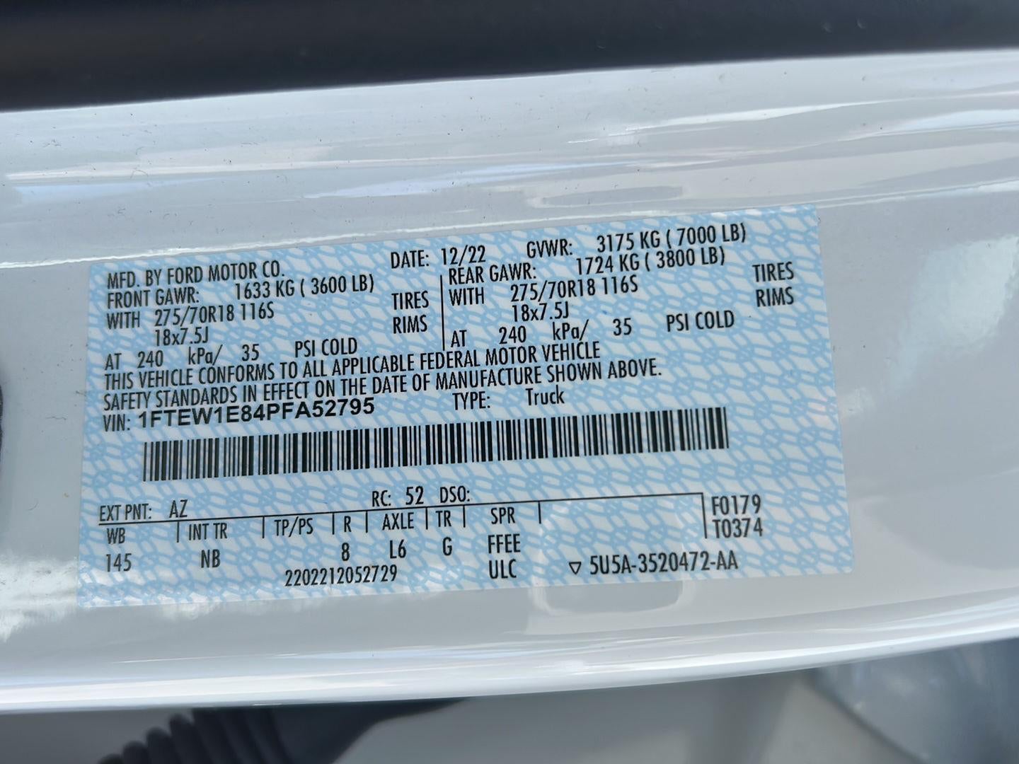 2023 Ford F-150 Tremor