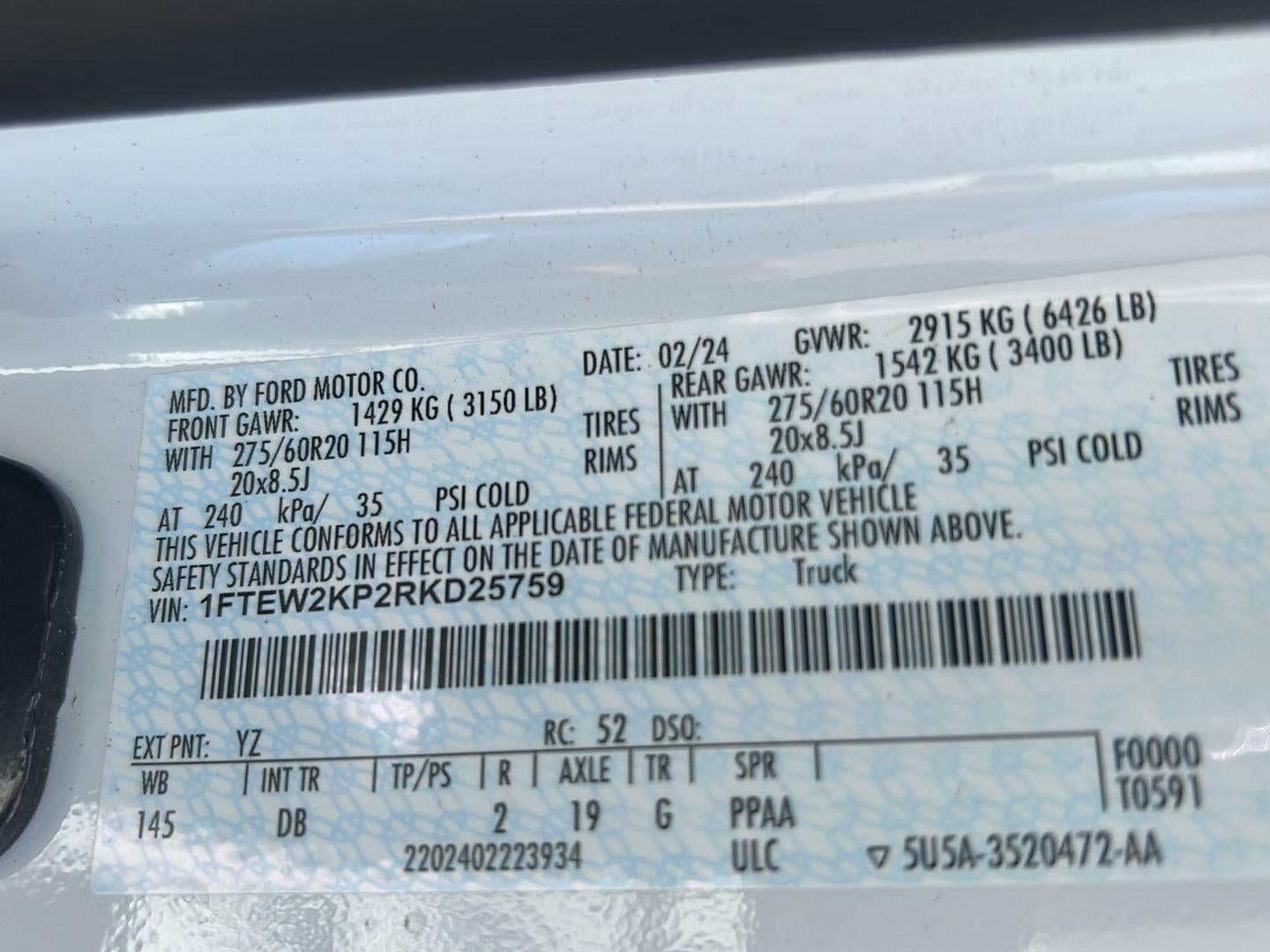2024 Ford F-150 STX