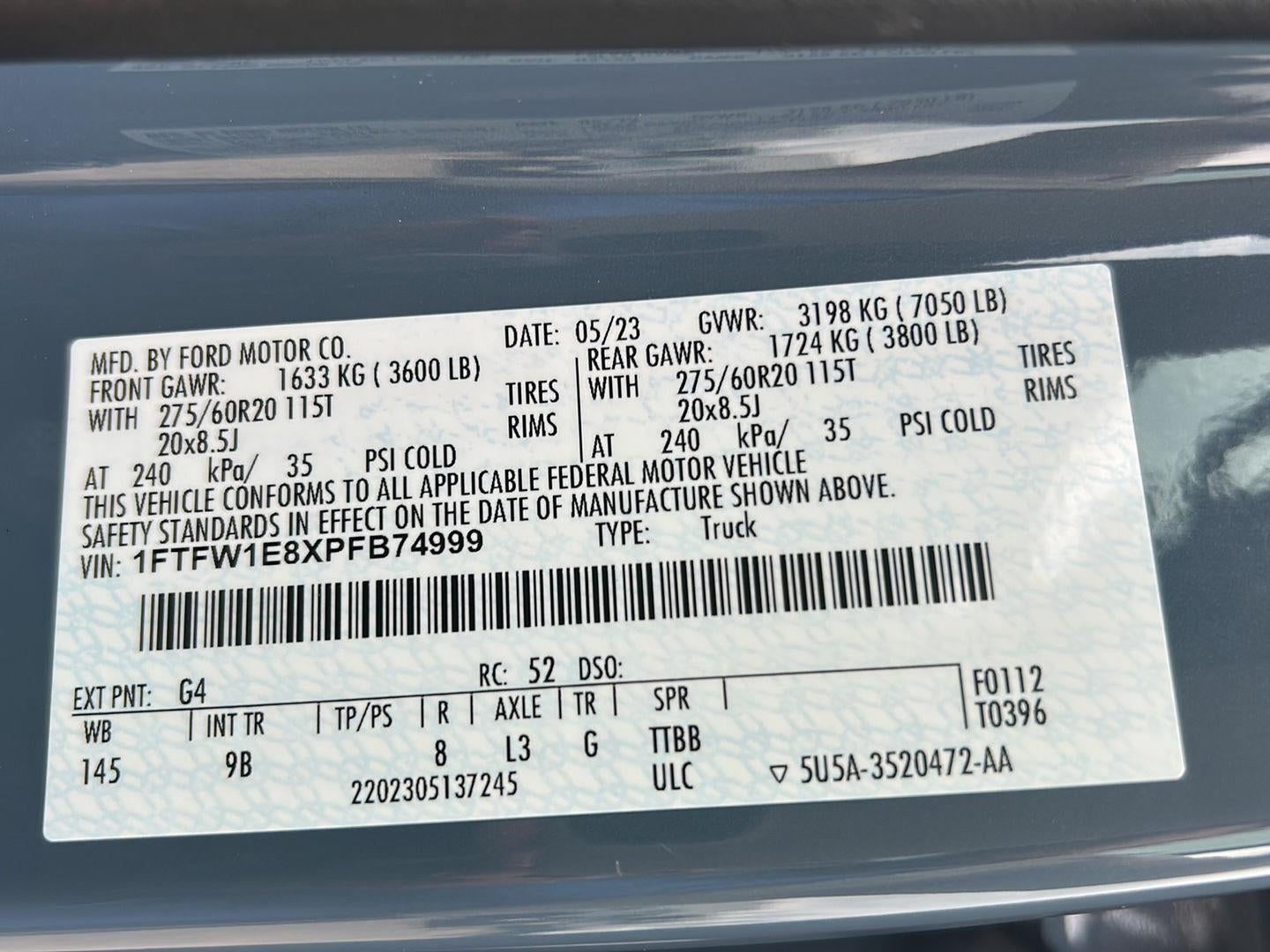 2023 Ford F-150 Platinum