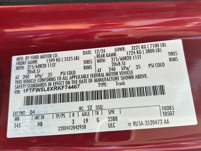 2024 Ford F-150 LARIAT