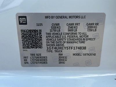 2026 GMC Sierra 2500HD Denali Ultimate