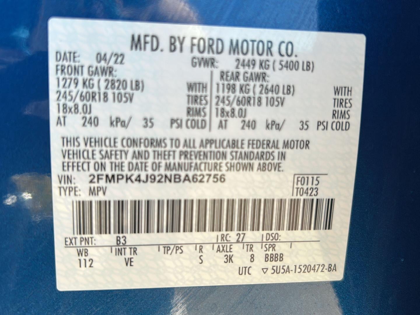 2022 Ford Edge SEL