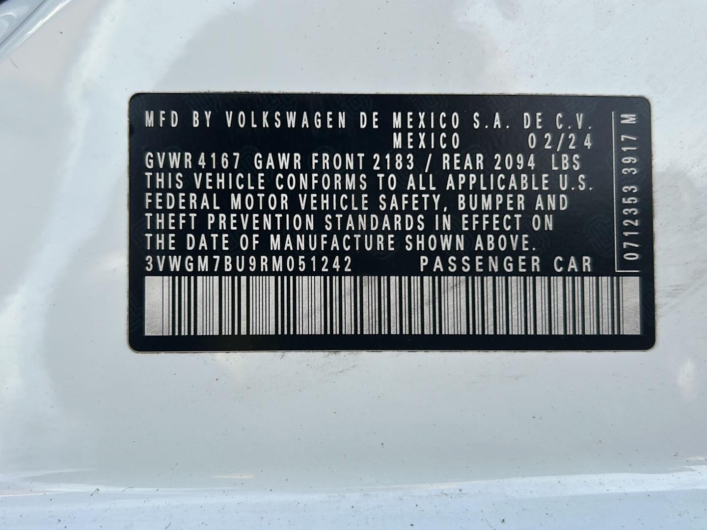 2024 Volkswagen Jetta Base