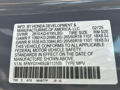 2025 Honda Pilot TrailSport