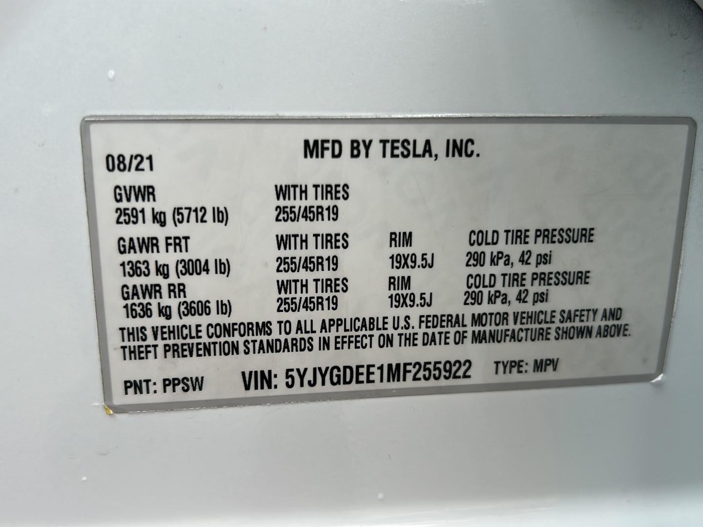 2021 Tesla Model Y Long Range