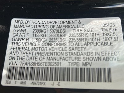 2026 Honda CRV Base