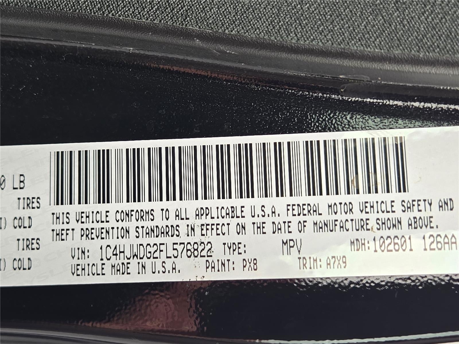 2015 Jeep Wrangler Unlimited Sport