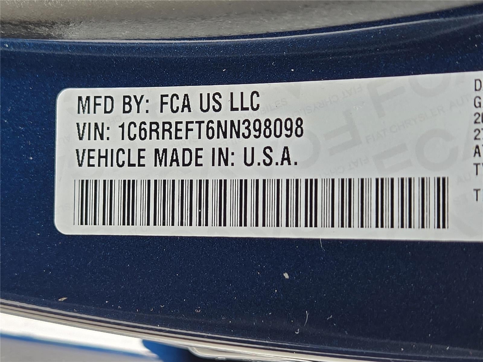 2022 RAM 1500 Lone Star