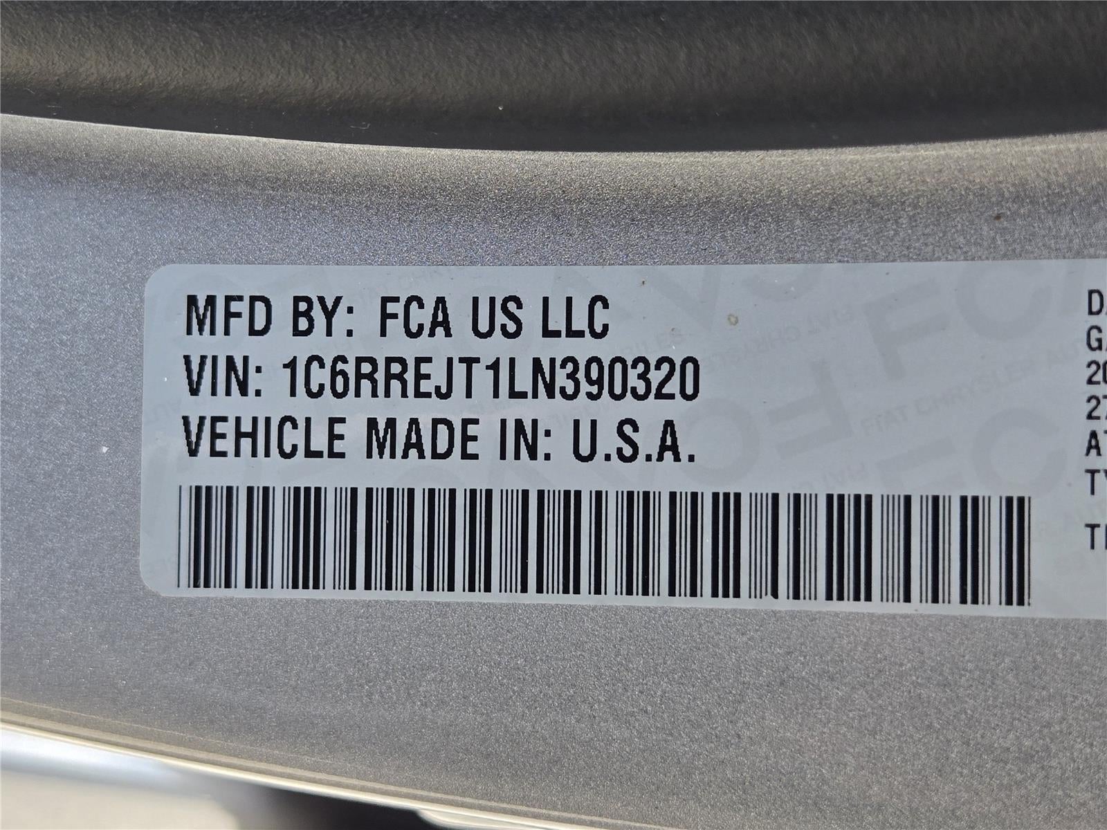 2020 RAM 1500 Laramie
