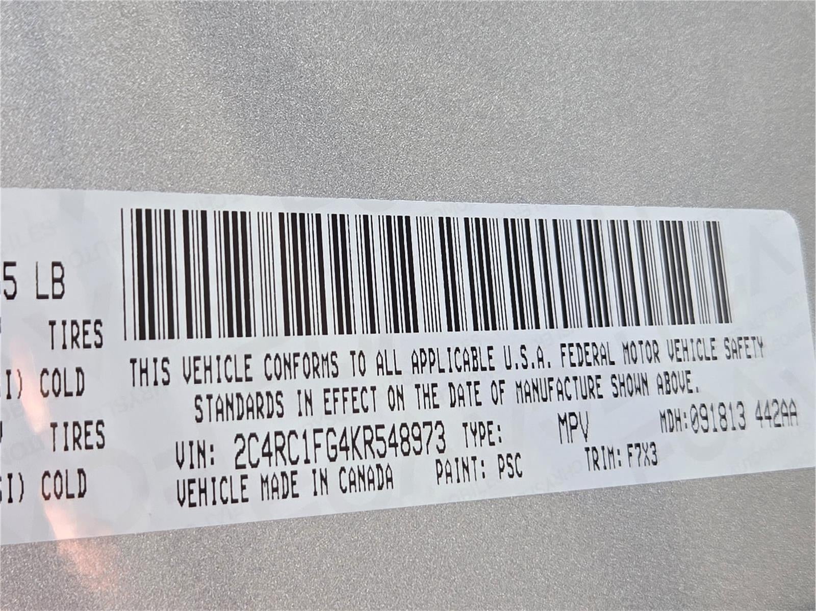 2019 Chrysler Pacifica Touring Plus